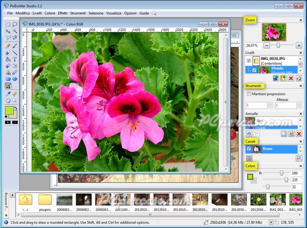 PixBulider Studio 2 - Interfaccia principale PCpercaso.com :: PixBulider Studio 2 - Interfaccia principale
