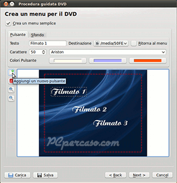 PCpercaso.com: Guida a Kdenlive - Dal formato MPEG-TS al DVD