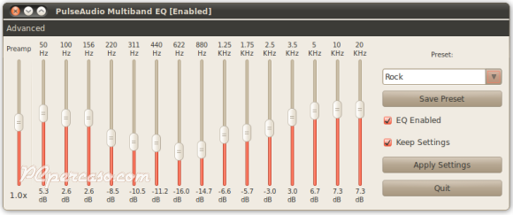 PCpercaso.com: PulseAudio Equalizer