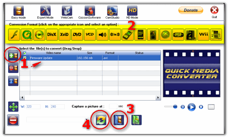 Quick Media Converter - Easy Mode