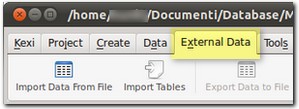 PCpercaso.com - Kexi: Import from External Data