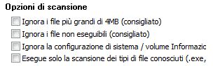 PCpercaso.com: SUPERAntiSpyware - Opzioni di scansione
